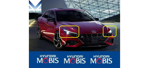 mobis headlamp set for hyundai avante cn7 2020-23
